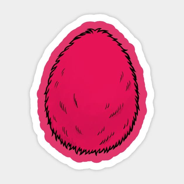Pink Egg Sticker by FurrryMonsters